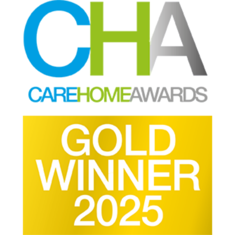 Care Home Awards Gold Winner 2025 Logo